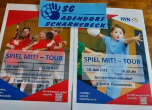 Handballverband Niedersachsen lädt ein zur SPIEL-MIT-TOUR